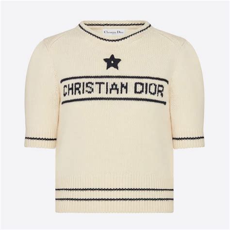 christian dior asterodior short sleeved sweater|dior autumn sweater.